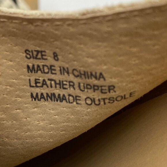 Volatile Crispin Style Cow Print Black/White Women's Size 8 - Picture 9 of 13